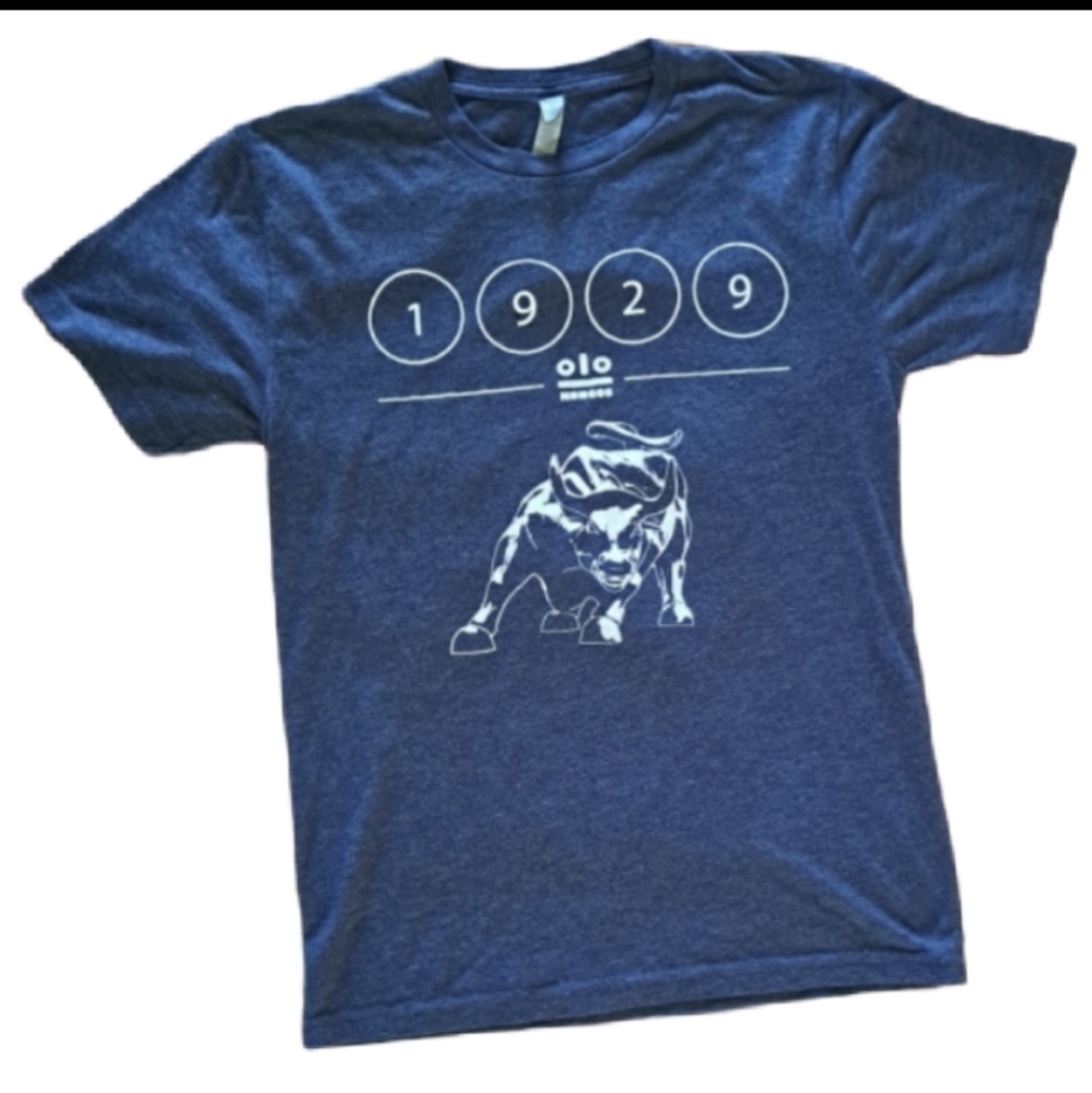 Kongos 1929 Tour Blue and White Soft T Shirt, small